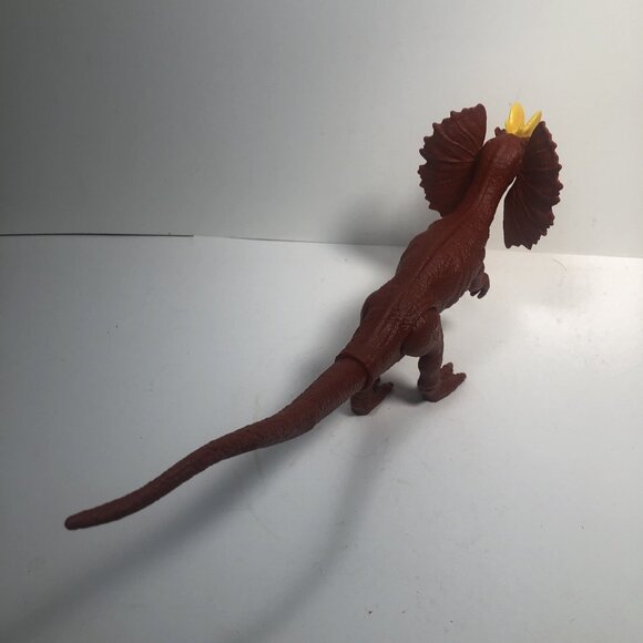 Jurassic World Mattel 14" Basic Dilophosaurus Orange - Rare - Dinosaur Figure - Picture 5 of 9